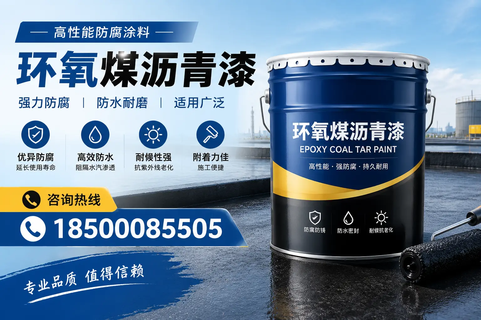 环氧煤沥青漆的主要成分与功能,辽阳用户深度了解